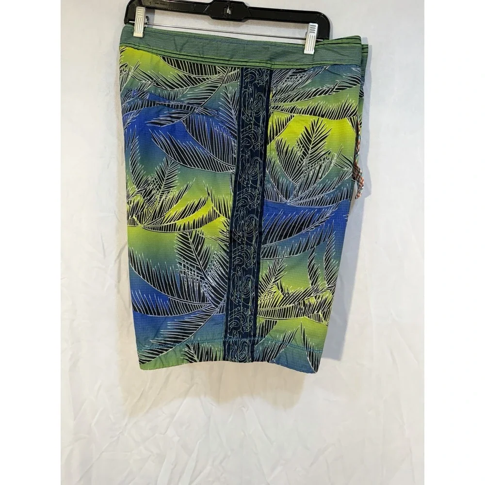 Robert Graham Drawstring Board Shorts Mens‎ 38 Surf Swim Trunks Hawaiian